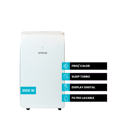 Aire Acondicionado Enova Portátil 3500 W 3010 Fg Frío/calor Blanco